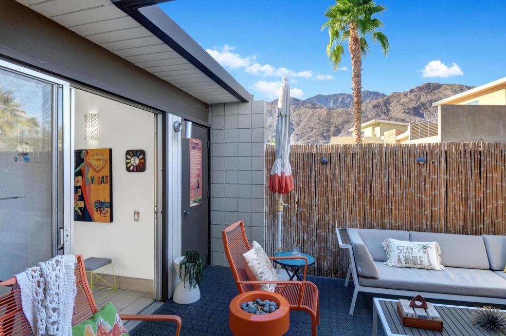 BACK PATIO ACROSS TO MOUNTAINS
