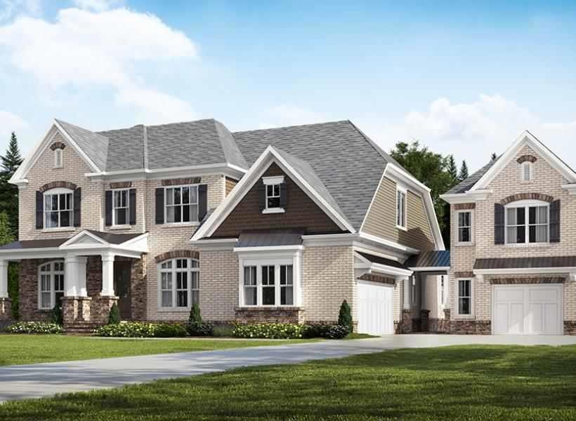 Artist's rendering of a Kingley D elevation