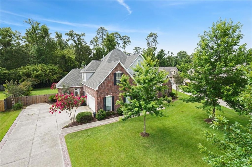 Home has side loading 2 car garage, side entrance,