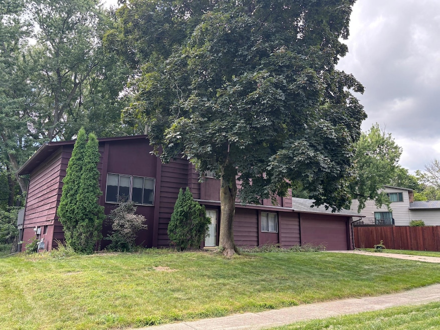 Handsome front of home with wood siding