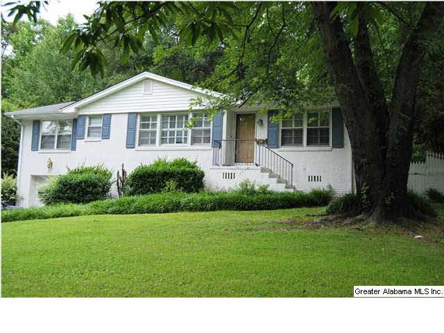 4606 Clairmont Avenue. Painted brick ranch with ga