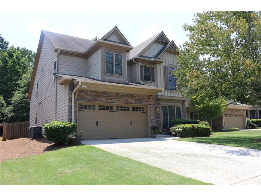 Exterior Front of the home.. Level lot and one of 