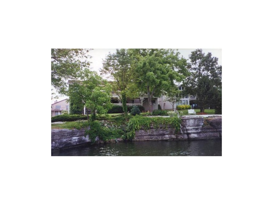 View of back of home from the lake.