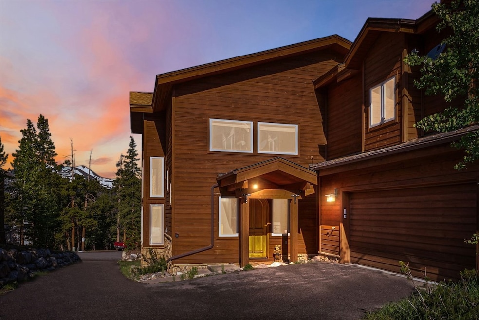 Modern home featuring an oversized garage