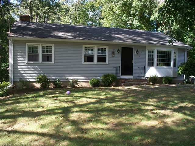 Exterior Front. New Vinyl siding & Windows!