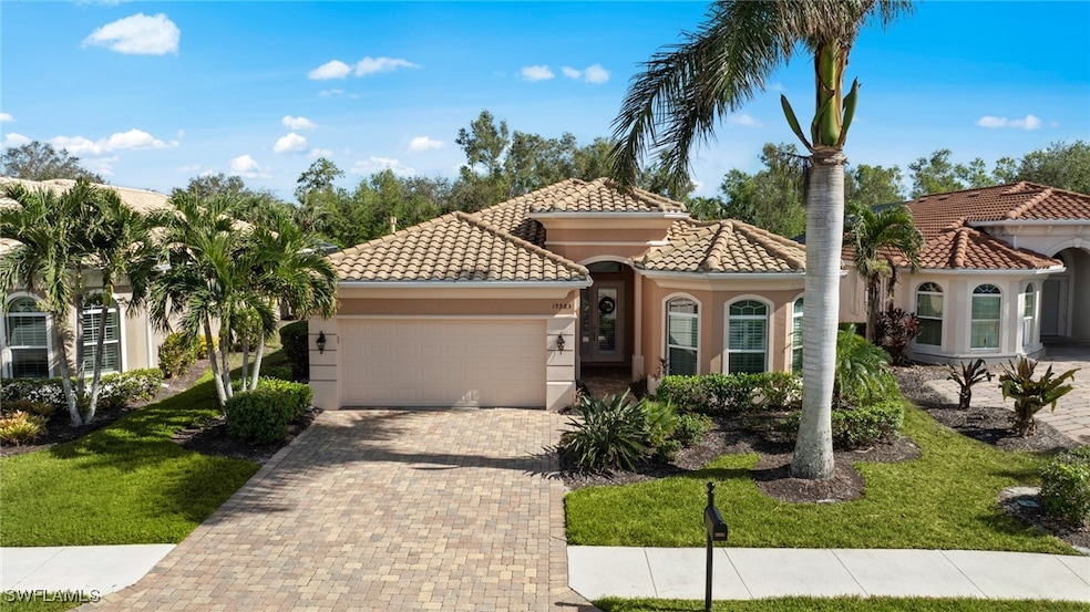 Aerial view of front of home