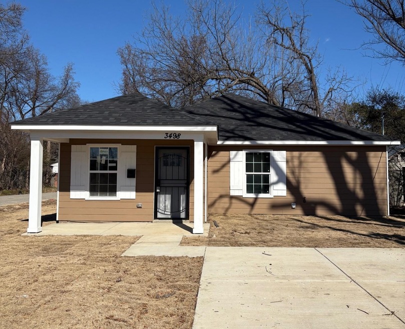 View of front of home with covered porch