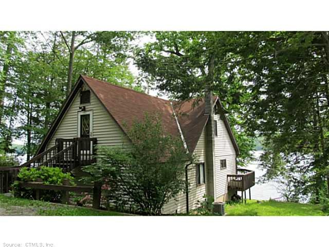 Exterior Front. View from upper level yard.
