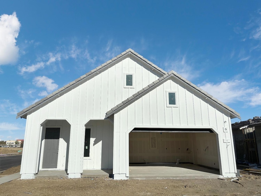 Exterior of Home. Home is under construction.