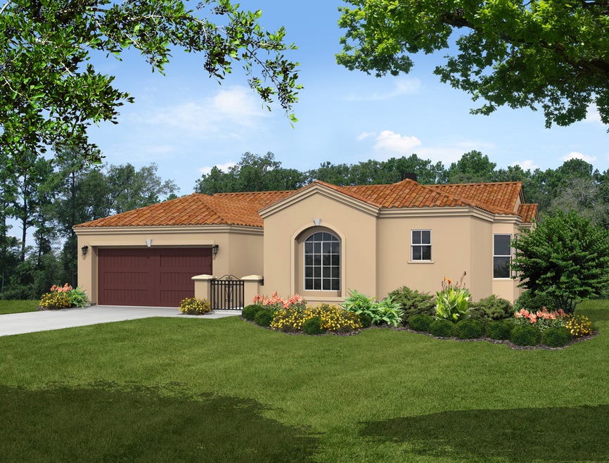 Sorrento Plan - Mediterranean Elevation