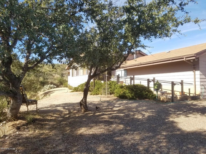 South side of home Cedar Ridge