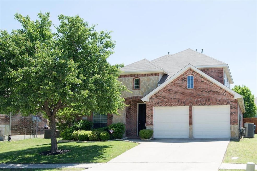 Cul-de-sac lot with Stone Front. 4 over sized bedrooms and 2.5 bath plus Game room upstairs with French doors