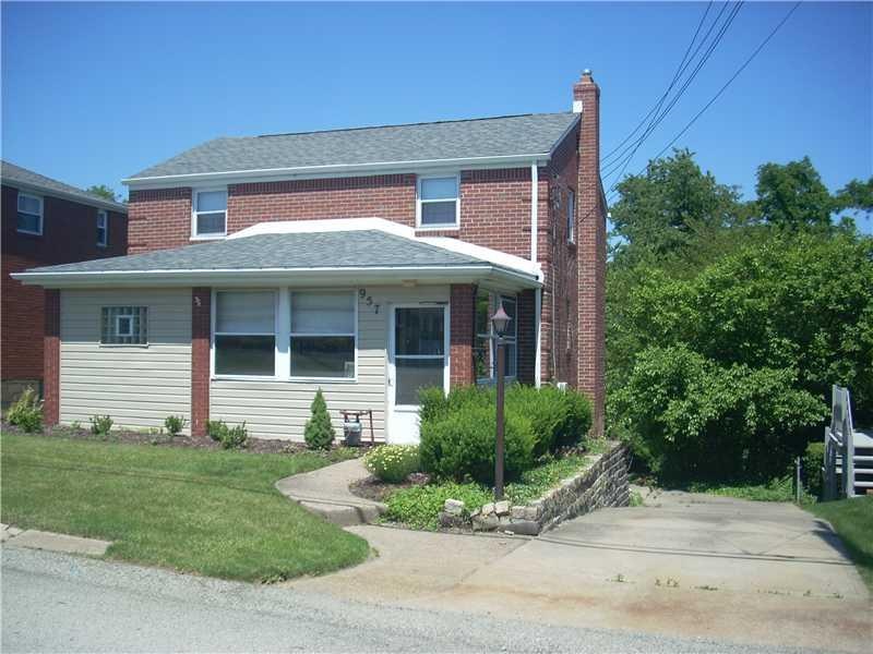 Exterior Front. LEVEL ENTRANCE & ENCLOSED PORCH (F