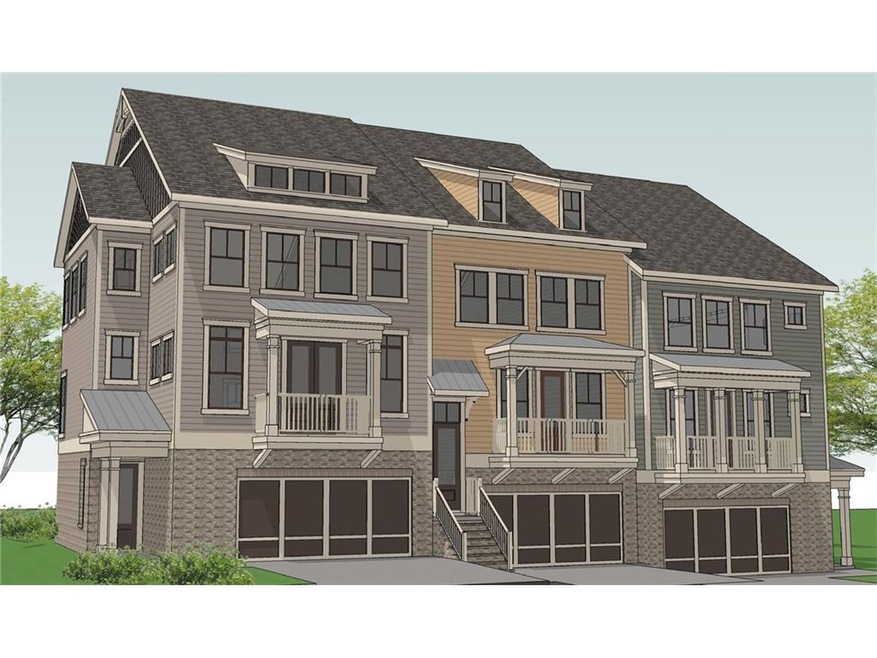 Both sides of the homes are geared towards a front