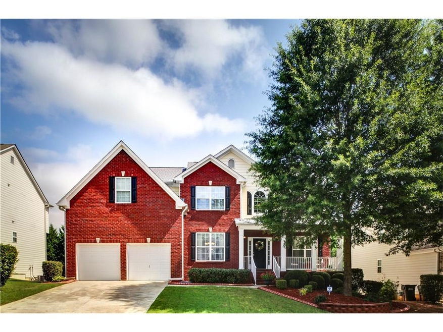 Beautiful 2 story red brick front home with front 