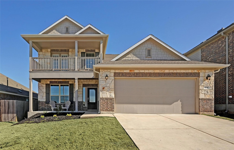 Craftsman house with a porch, concrete driveway, 