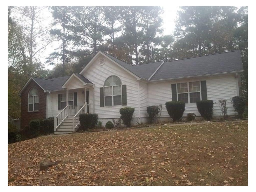 Front view of the home