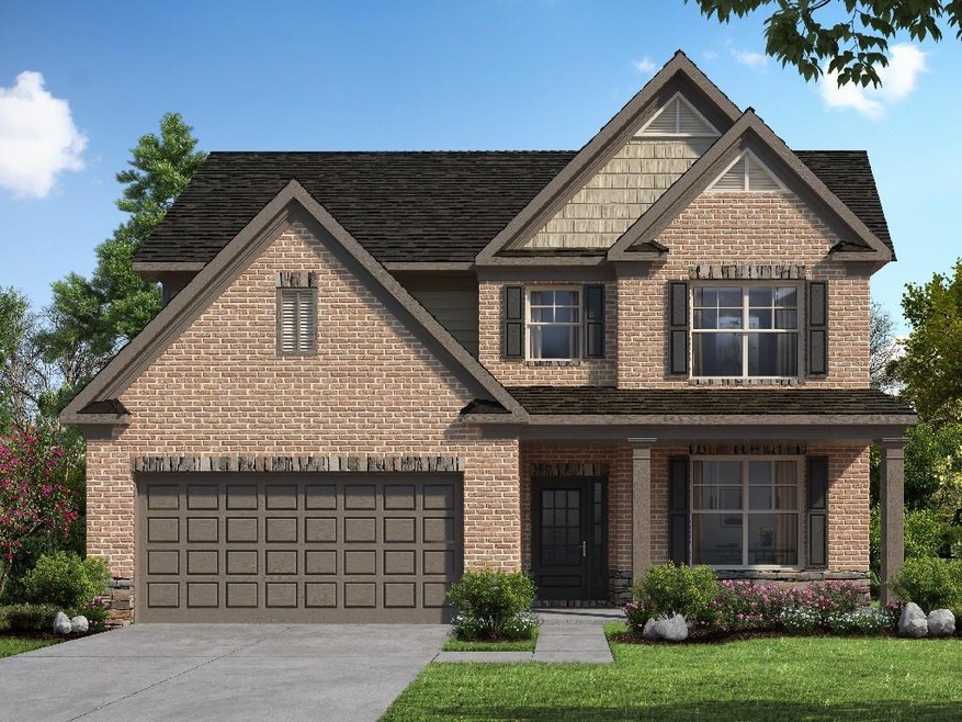 Color Rendering of plan & elevation.