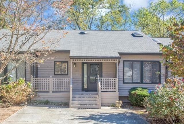 Beautiful Curb Appeal.  Note the Rocking Chair Front Porck