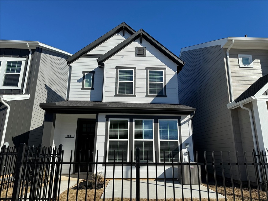 Gated front patios in select homes