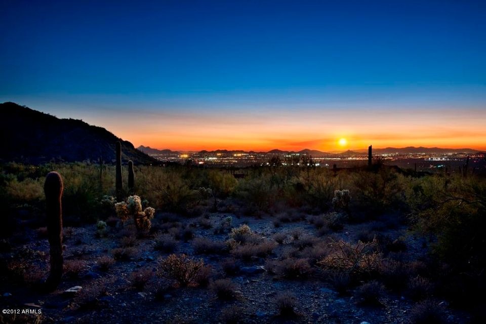 Unobstructed city light and sunset views