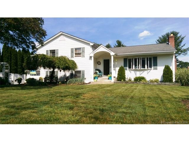 Large front lawn