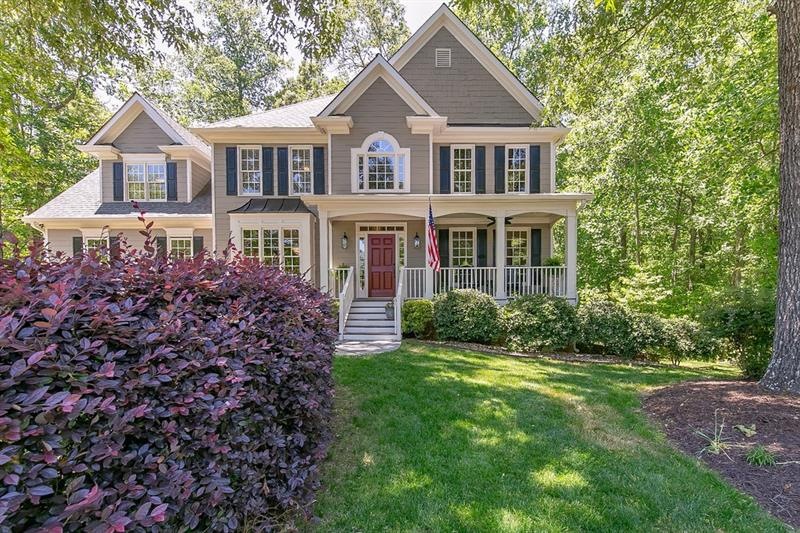 Beautiful landscaping all Around this Home.