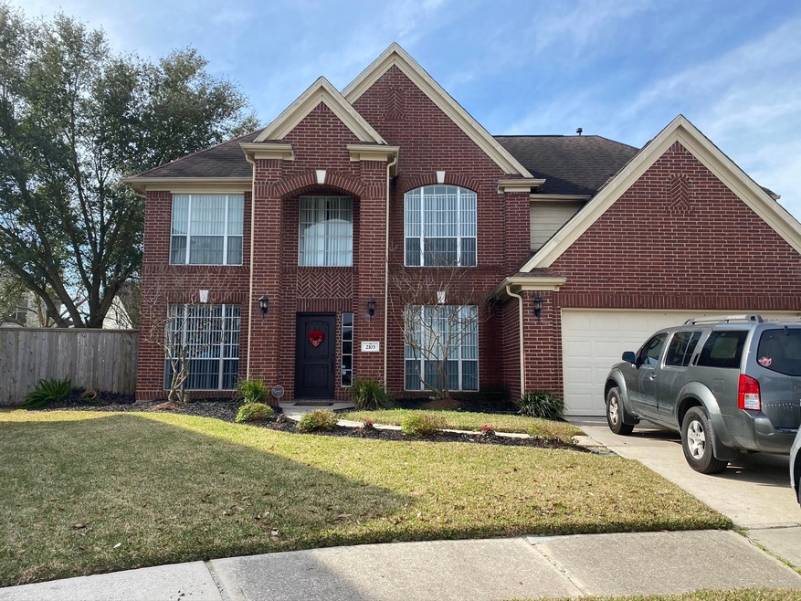 Beautiful 2 story, 4 bedroom with both formals and a game room on a corner cul de sac lot.