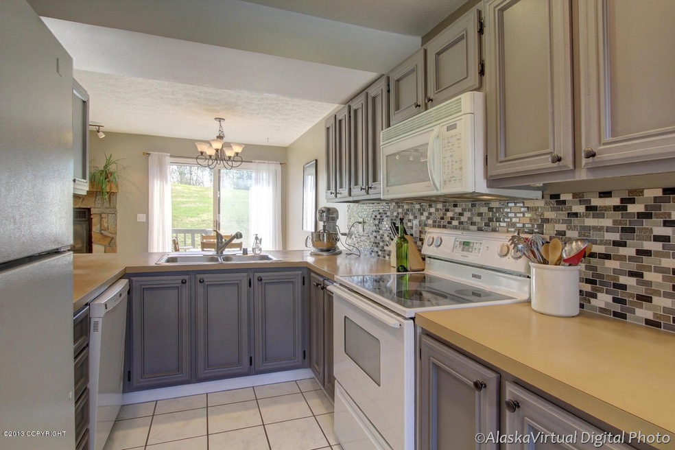 Kitchen with fresh updates . . .