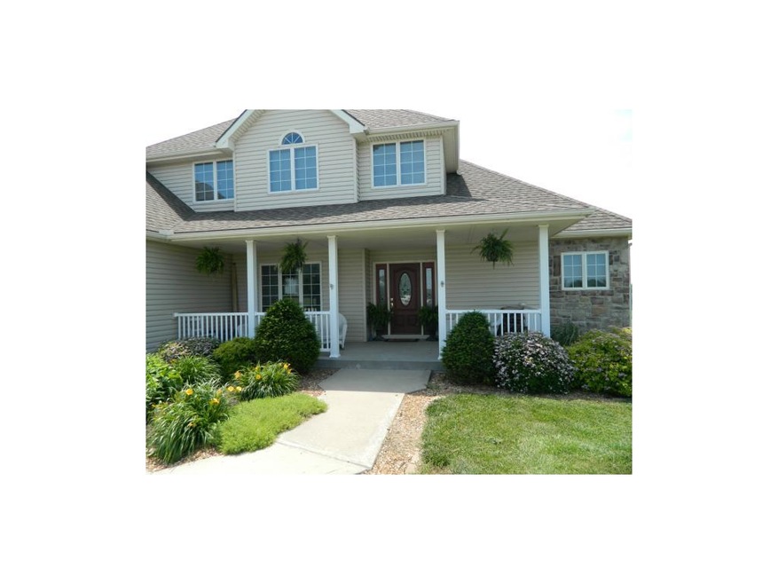 Entrance with Front Porch to 1 1/2 Story