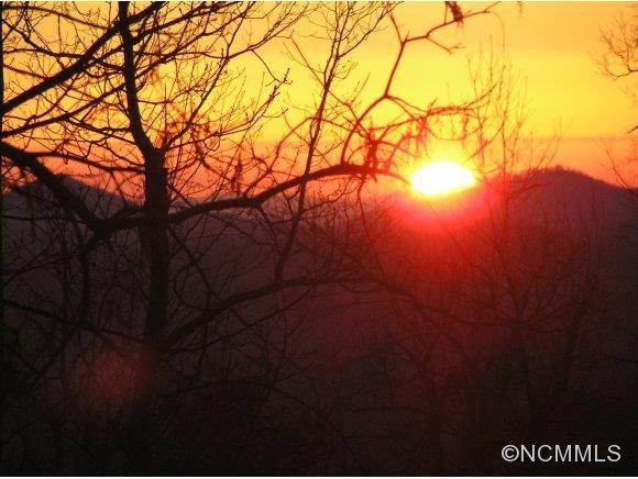 View sunrise from rear deck or