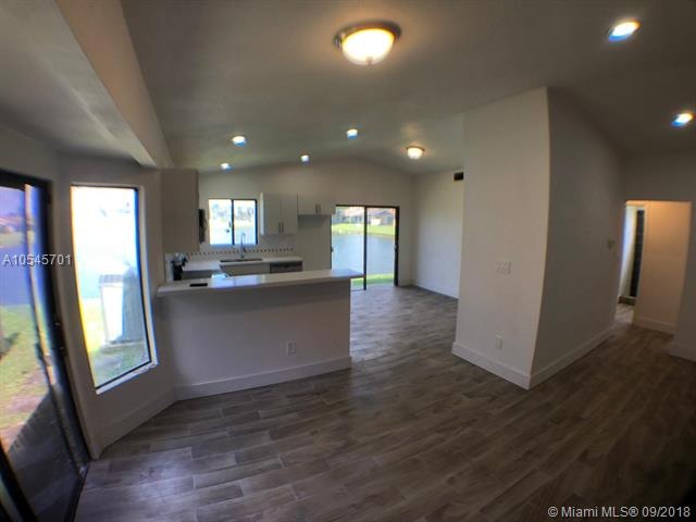 Open floor plan and what a peaceful view!