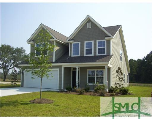 Exterior Front. Ella D with Bonus Bedroom above Ga