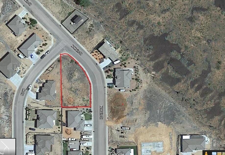 Close Up of land location