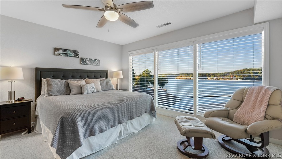 Primary en suite bedroom has an incredible  view,