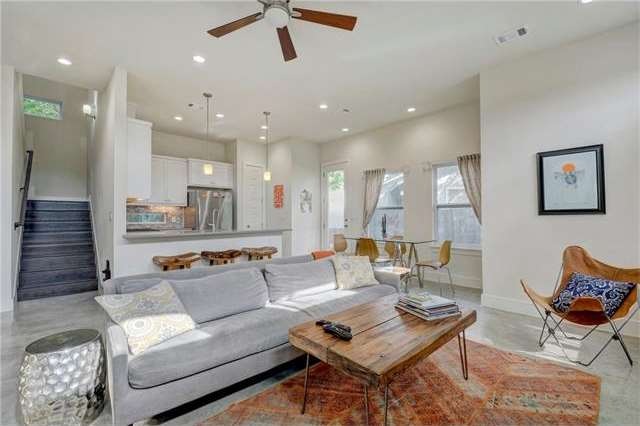 Open, Bright floorplan with high ceilings, lots of