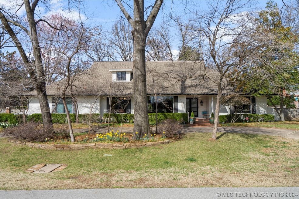 Mostly one story Ranch home near Southern Hills.