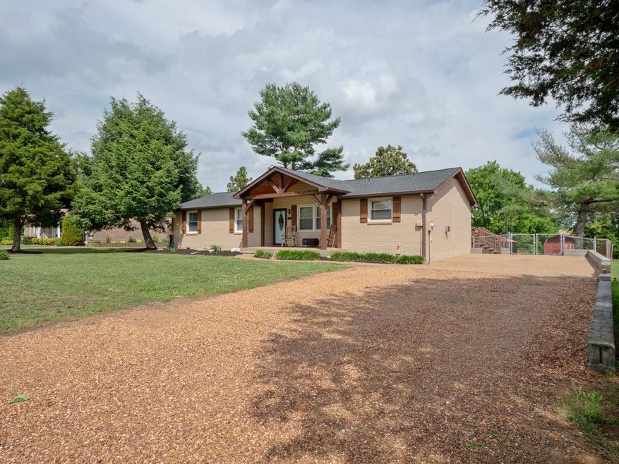 This lovely home is one of only three homes located on a dead end street.