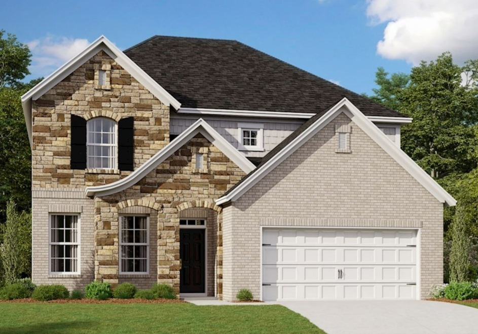 The Garner! Design your home from the ground up! 3 exterior elevations available. **All photos are of a previously constructed Garner floorplan.**