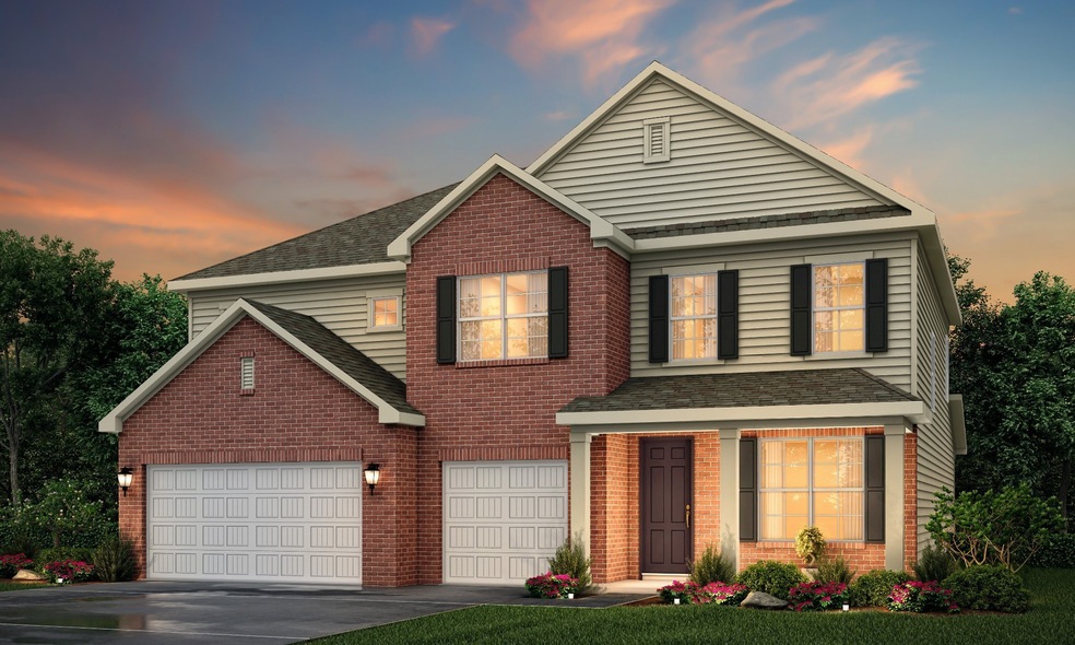 Rendering photo. Elevation is similar. Similar home, same plan. Colors and selections may vary.