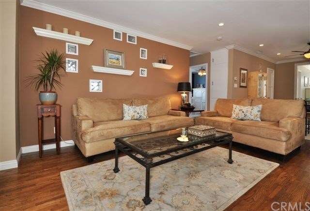 Living room from front door way