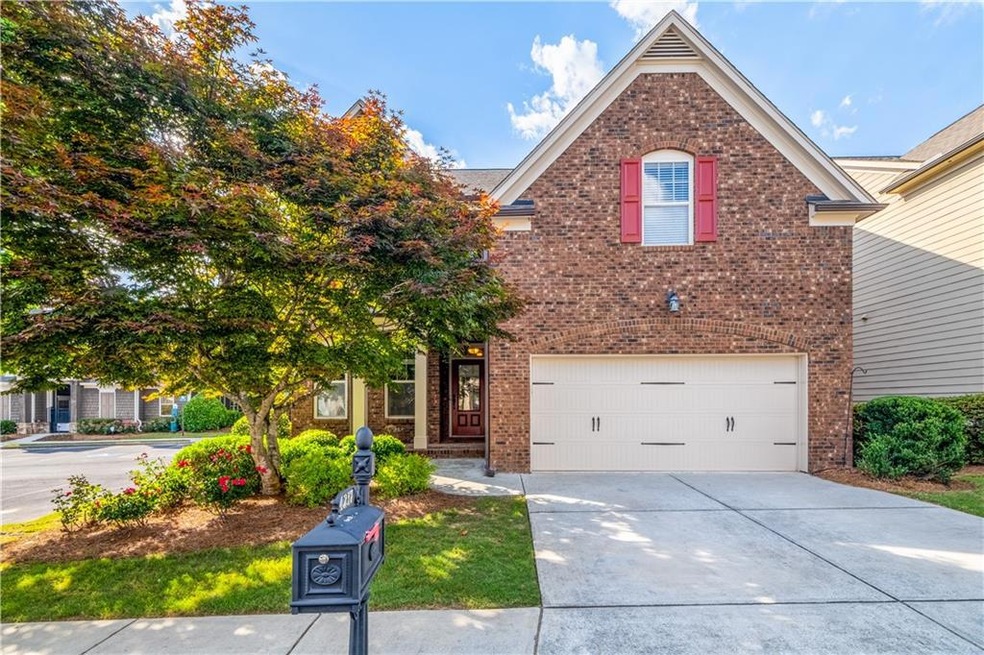 Brick craftsman home