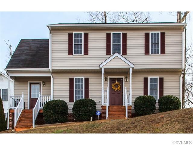 This adorable home features 2 separate front entra