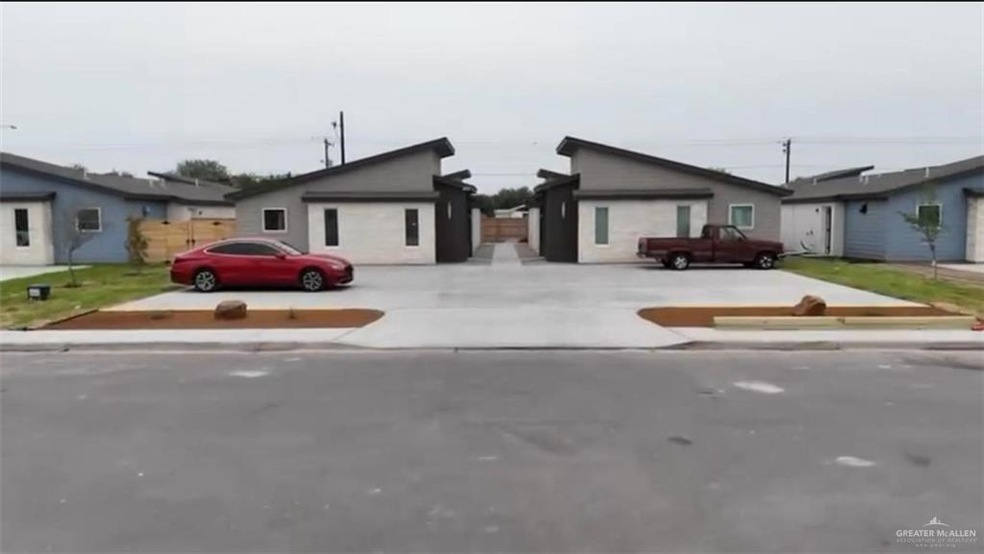 View of single story home
