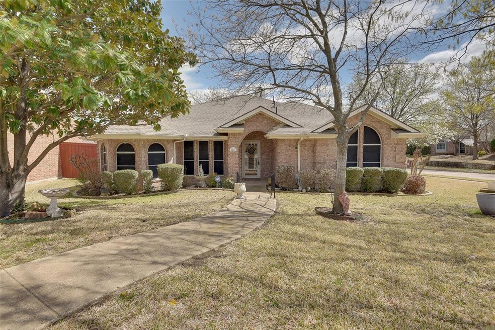Welcome Home!  This beautiful, one-owner DR Horton home offers so much for you! Situated in the heart of Sachse, this home boasts 3 car garage parking, large corner lot and great living space, inside and out!  This huge shady lot has beautiful trees 