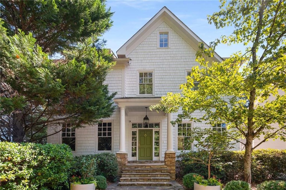 Fabulous curb appeal with this lovely Buckhead hom