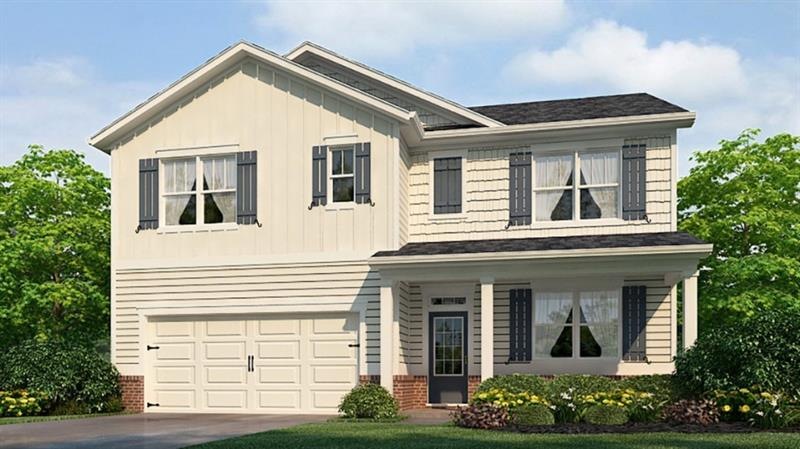 color rendering. not actual homw. sample same plan