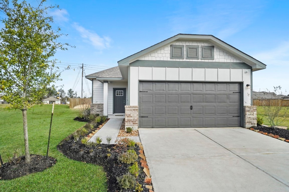Welcome to 16801 Needlepoint Drive, a stunning 1.5 story home in Granger Pines!