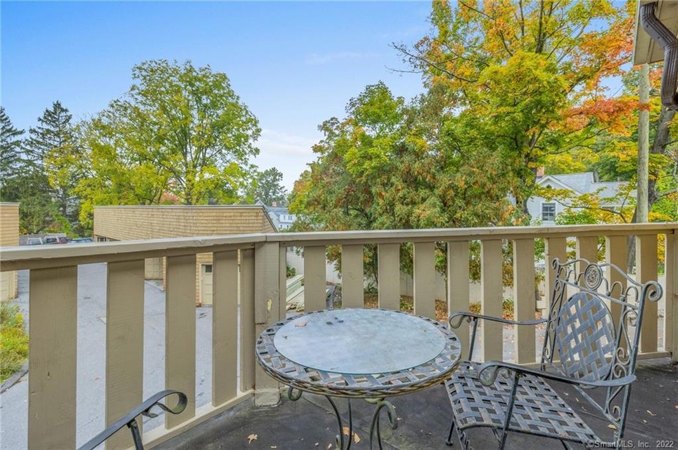 The deck offers space for dining and relaxing and 