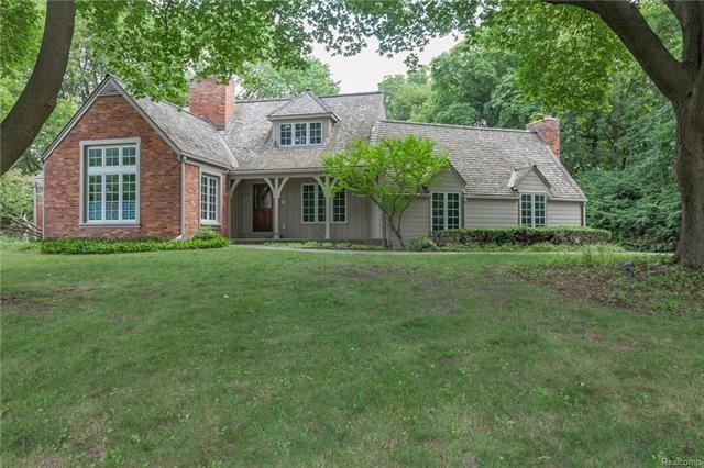 Stunning front view of stately Cape Cod.